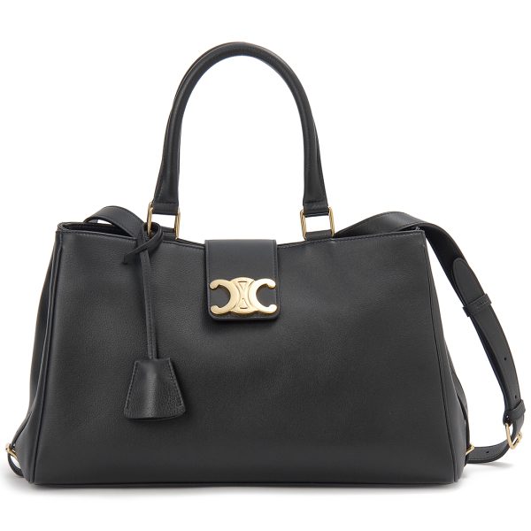 ce11496 3fk6 38no Celine Appoline Medium Handbag Black