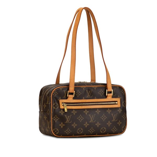 cl8s9d0p2jp2sf56 2 Louis Vuitton Monogram Cite MM Shoulder Bag Brown