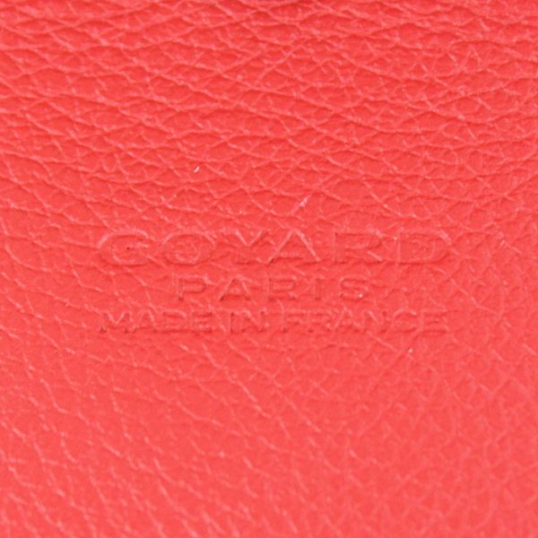 binary comment Goyard Leather Calfskin Back Charm Bag Red