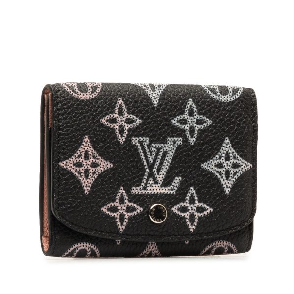 cpqtcc1fr83dkjun 2 Louis Vuitton Mahina Card Case Card Holder M81660 Noir Black