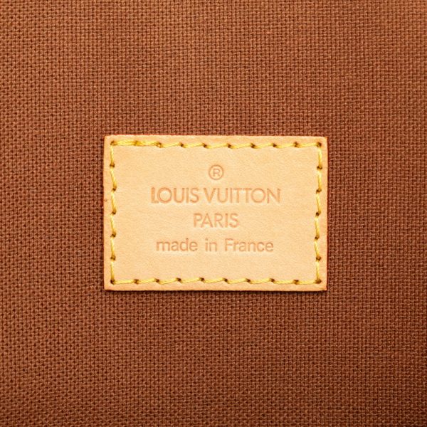 cu8x6cybrnjht6fs 6 Louis Vuitton Monogram Lockit Handbag M40102 Brown PVC Leather