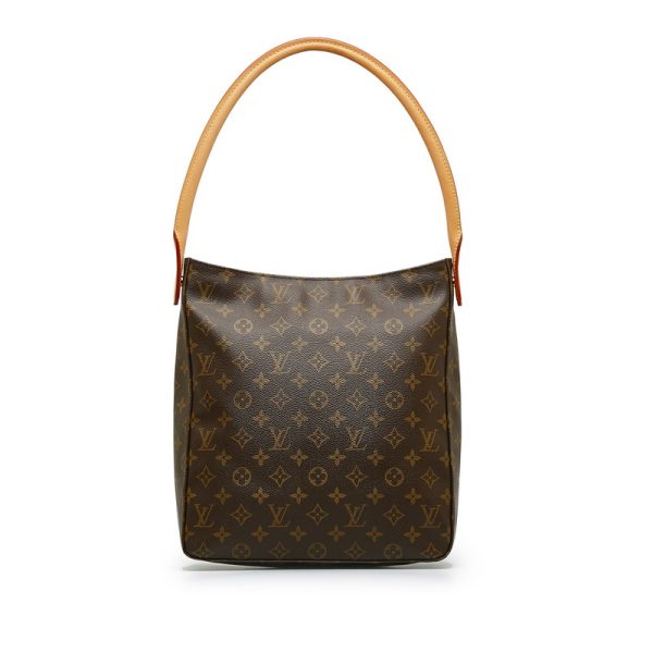 cwz2c52nuwxi42nz 3 Louis Vuitton Monogram Looping GM Shoulder Bag M51145 Brown