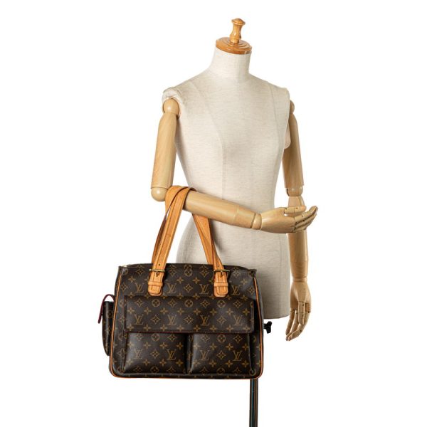 d2bx6m3xfa4grmnn 12 Louis Vuitton Monogram Multiple Cite Shoulder Bag Tote Brown