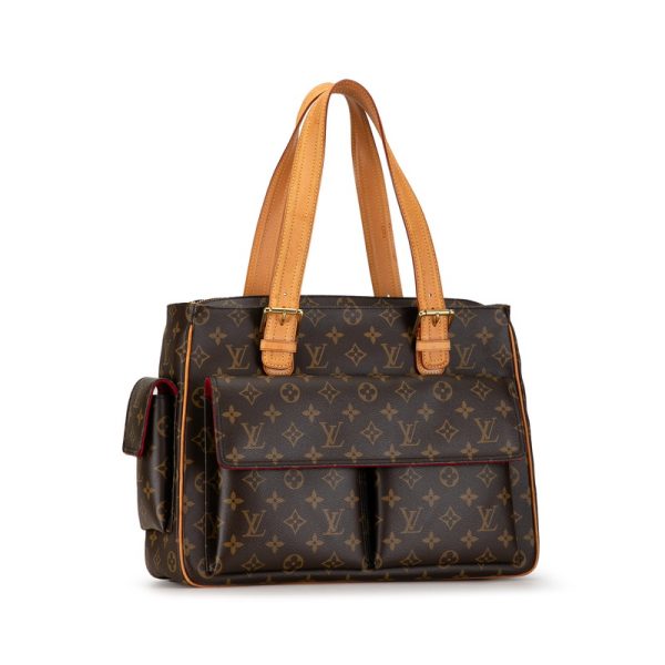 d2bx6m3xfa4grmnn 2 Louis Vuitton Monogram Multiple Cite Shoulder Bag Tote Brown