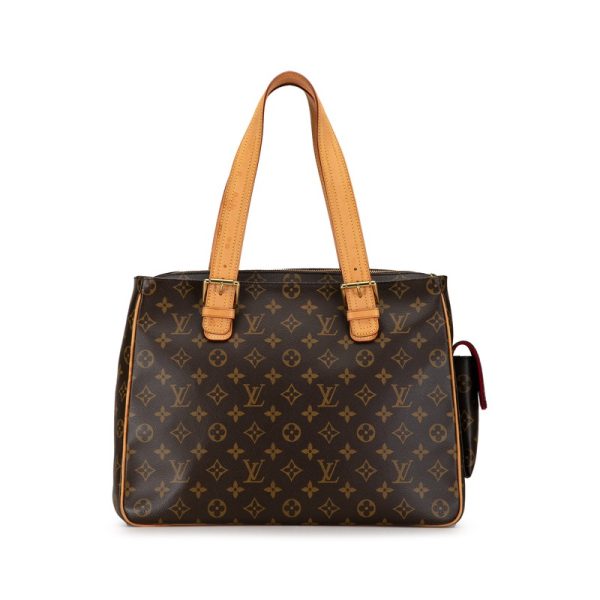 d2bx6m3xfa4grmnn 3 Louis Vuitton Monogram Multiple Cite Shoulder Bag Tote Brown