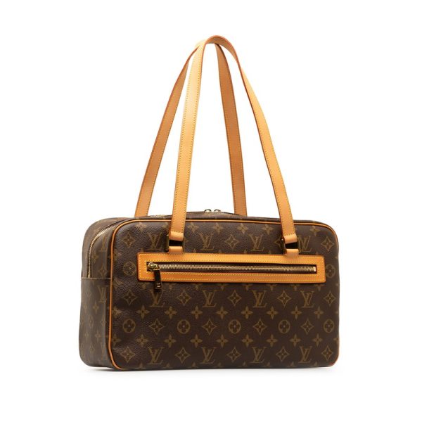 dftk0woo7p16sbf0 2 Louis Vuitton Monogram City GM Handbag Shoulder Bag Brown