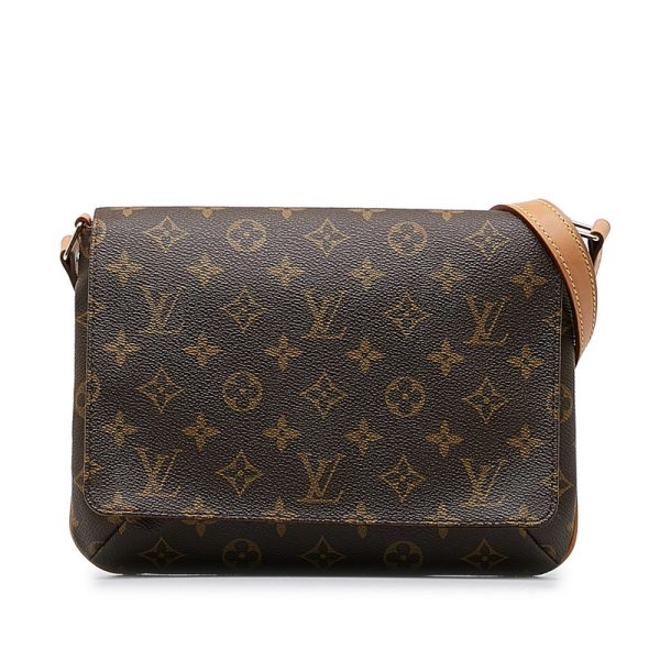 dp1454is1q45fudx 1 Louis Vuitton Monogram Musette Shoulder Bag M51257 Brown