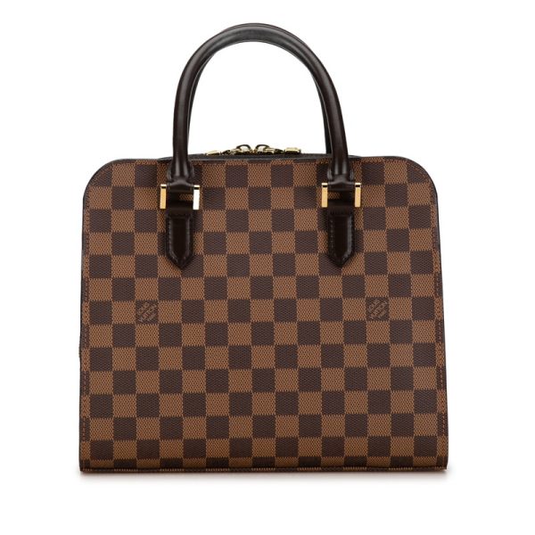 dqkp5uil7tizedms 3 Louis Vuitton Damier Triana Handbag N51155 Brown Leather