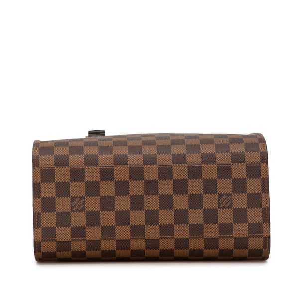 dqkp5uil7tizedms 4 Louis Vuitton Damier Triana Handbag N51155 Brown Leather