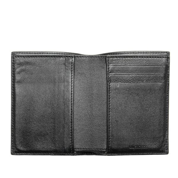 drsckradt68bf7lu 5 Balenciaga Cash Vertical Bifold Wallet Croco Embossed Black