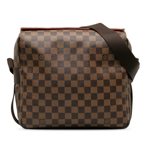 ds8urcq6dnwy53sz 1 Louis Vuitton Damier Naviglio Shoulder Bag N45255 Ebene Brown