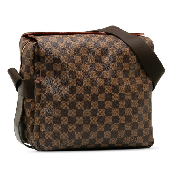 ds8urcq6dnwy53sz 2 Louis Vuitton Damier Naviglio Shoulder Bag N45255 Ebene Brown