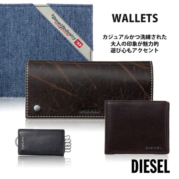 ds pre02 Diesel Wallet Black Orange