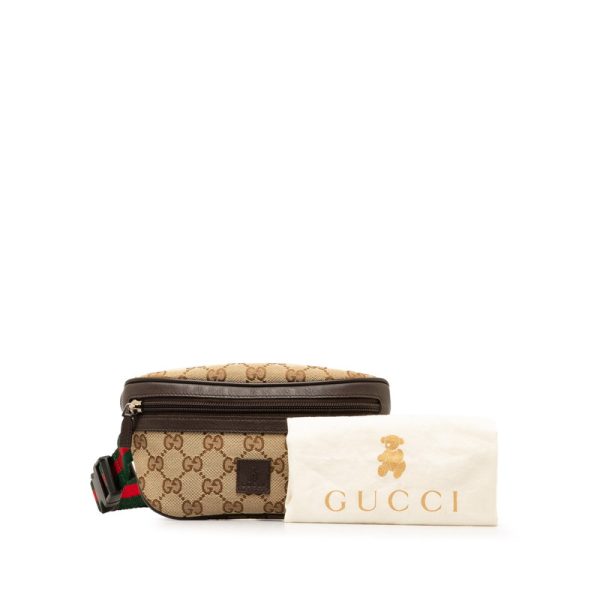 dv1jhuovsq7m1co8 11 Gucci GG Canvas Sherry Line Waist Bag Body Bag Beige Multicolor