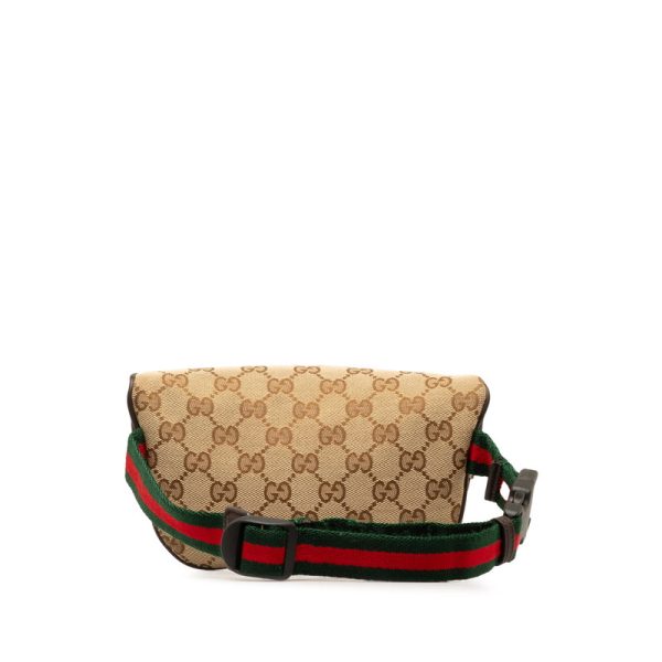 dv1jhuovsq7m1co8 3 Gucci GG Canvas Sherry Line Waist Bag Body Bag Beige Multicolor