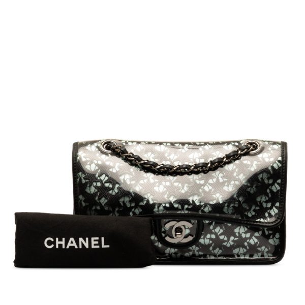 dwk7eddmi5bx5xnv 10 CHANEL Black Lace Coco Mark Star Lace Star Chain Bag Black