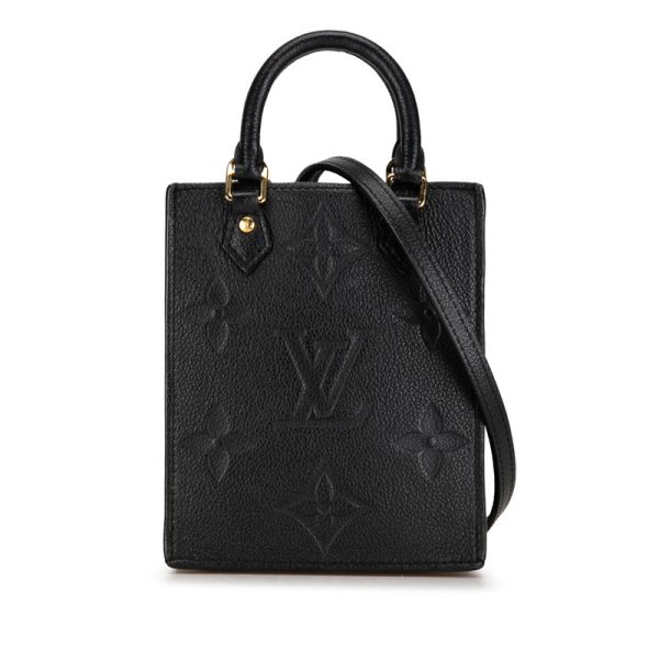 eub610dy32e9r194 1 Louis Vuitton Empreinte Petite Sac Plat Shoulder Bag Noir Black