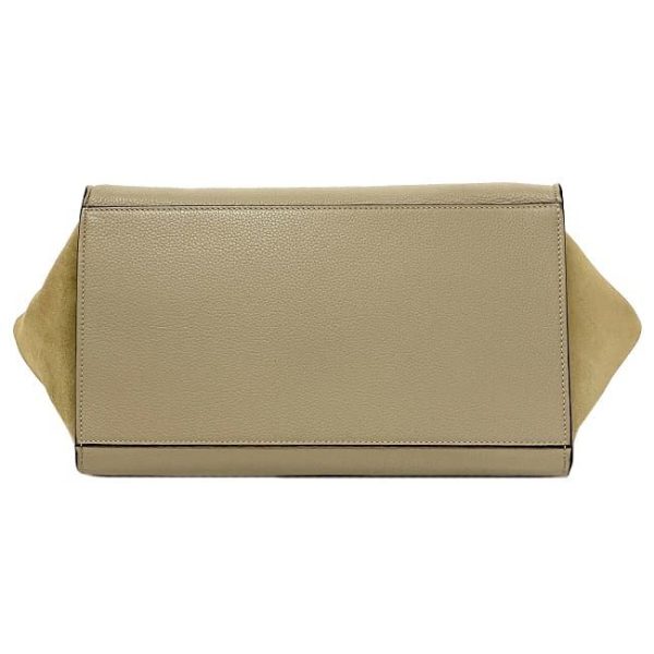 f17555 5 Celine Macadam Coated Canvas Clutch Bag Brown