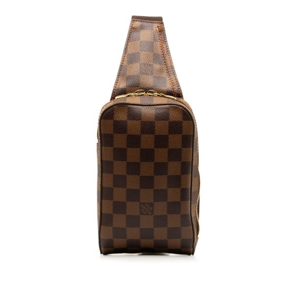 f4g65t9wqlav8jdx 1 Louis Vuitton Damier Jeronimos Body Waist Bag Brown