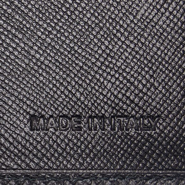 fhh6kw9hlds4mp3w 9 Prada Saffiano Bifold Wallet Black Leather