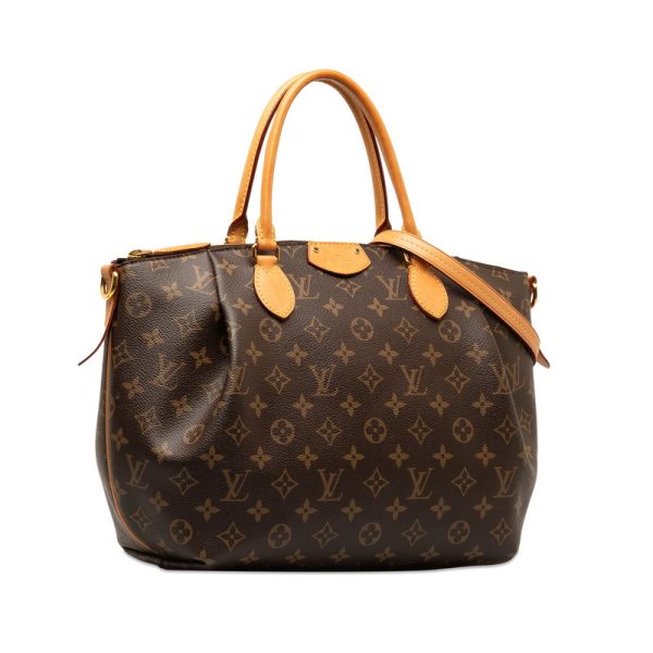 fhiwkl0xq33uz2xz 2 Louis Vuitton Monogram Turenne MM Shoulder Bag 2WAY Brown