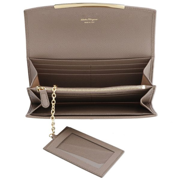 fl 22d150b FERRAGAMO long wallet Gancini clip