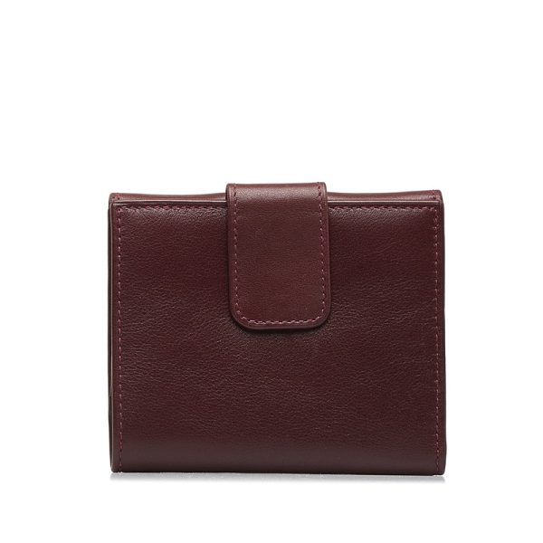 fng9c6gujbjpv3h2 3 Gucci Bamboo Bifold Wallet Bordeaux Wine Red Leather