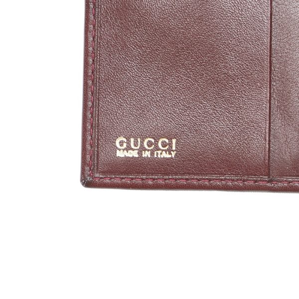 fng9c6gujbjpv3h2 7 Gucci Bamboo Bifold Wallet Bordeaux Wine Red Leather