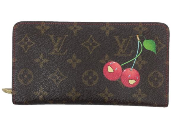 fsda LOUIS VUITTON Portomone Sip Long Wallet Monogram Cherry