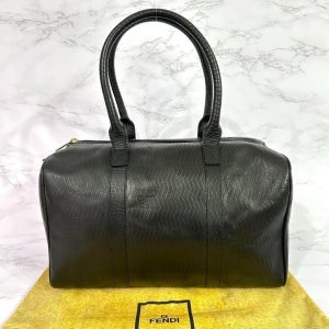 g00131 Gucci Vintage Vintage Sherry Line GG Leather Handbag Brown