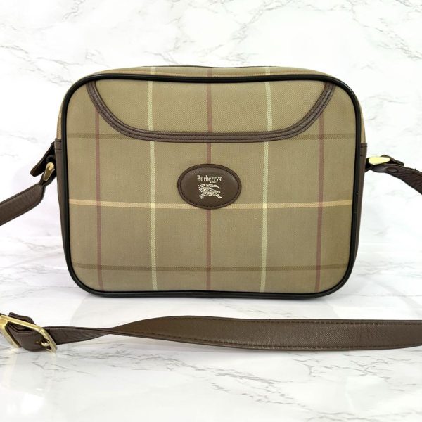 g00323 Burberry Shoulder Bag Nova Check Beige