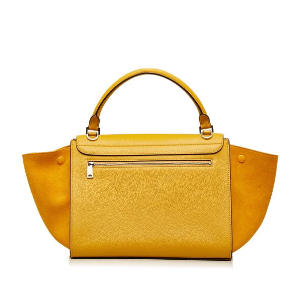 g7ax37xcomkrwxdu 3 Celine Trapeze Medium Shoulder Bag Yellow