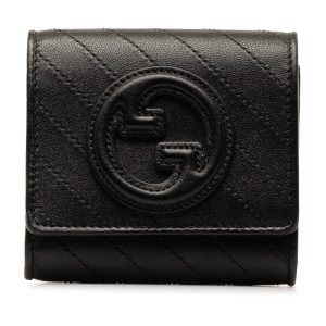 gdx3idus51544yn3 1 Gucci Leather Bifold Wallet Black