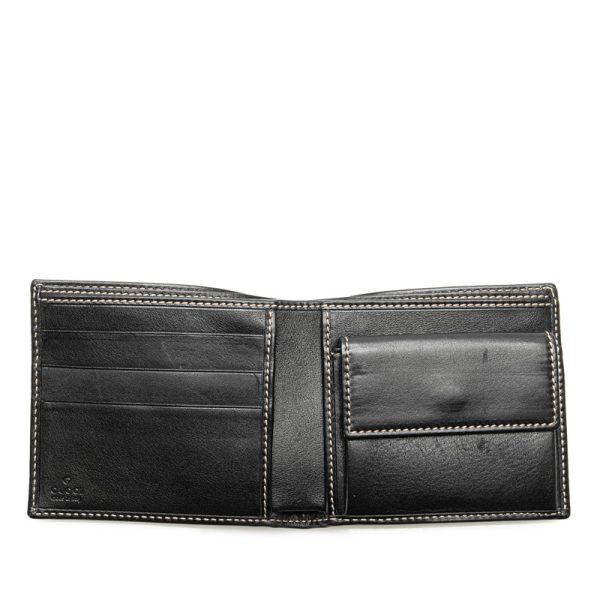 gkfsbtemtf1v36c8 8 Gucci bifold wallet 170382 black leather