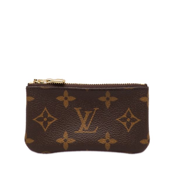 glbf6gchmrhxs5v4 1 Louis Vuitton Monogram Pochette Cle Coin Case M62650 Brown