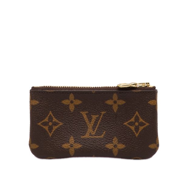 glbf6gchmrhxs5v4 3 Louis Vuitton Monogram Pochette Cle Coin Case M62650 Brown