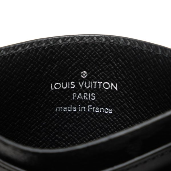 gmv8yw9i39a3j20v 6 Louis Vuitton Eclipse Porto Cult Double Card Case M62170 Black