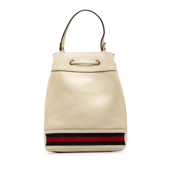 grxkqpaqofwsos81 3 Gucci Sherry Line Ophidia Bucket Shoulder Bag White