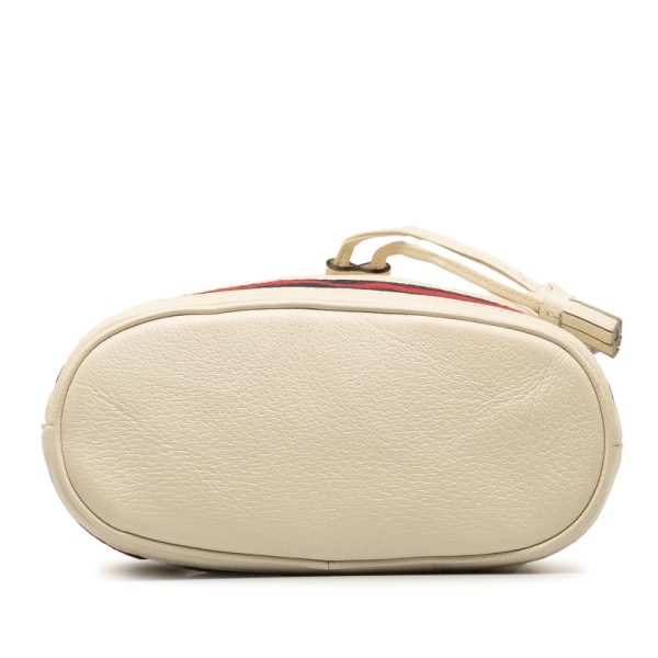 grxkqpaqofwsos81 4 Gucci Sherry Line Ophidia Bucket Shoulder Bag White