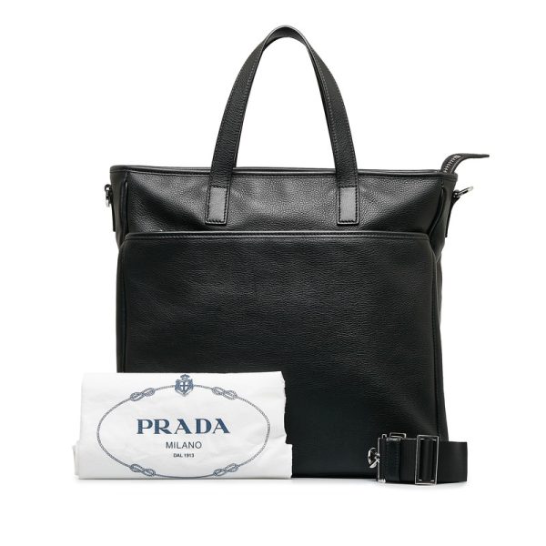 gsv0au9vl2ilrcik 12 Prada Handbag Shoulder Bag 2WAY Black Leather