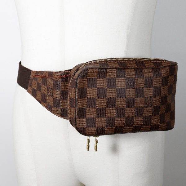 h122424569 8 LOUIS VUITTON Geronimos waist bag N51994 Damier Ebene