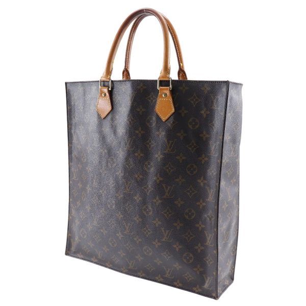 h132624726 2 LOUIS VUITTON Sac Plat Tote Bag M51140 Monogram Canvas Handbag