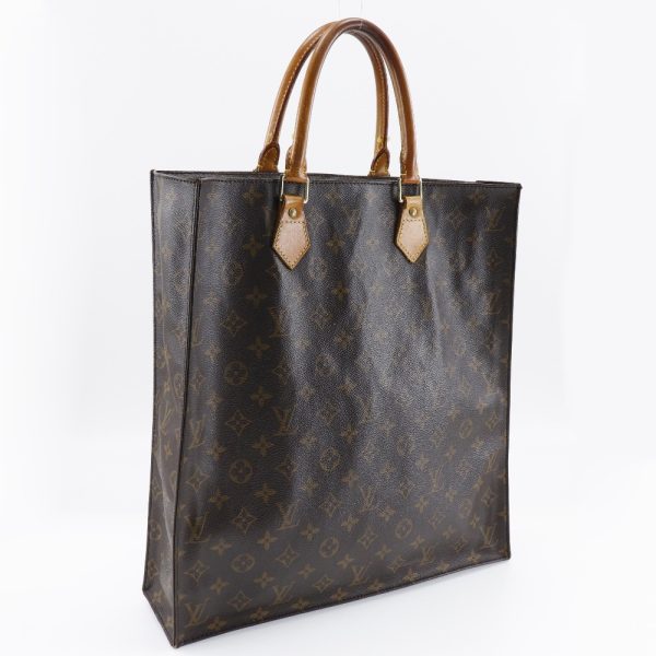 h132624726 3 LOUIS VUITTON Sac Plat Tote Bag M51140 Monogram Canvas Handbag