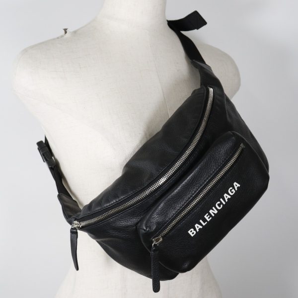 h132824774 9 Balenciaga Everyday Waist Bag Leather Crossbody Shoulder Zipper Bag