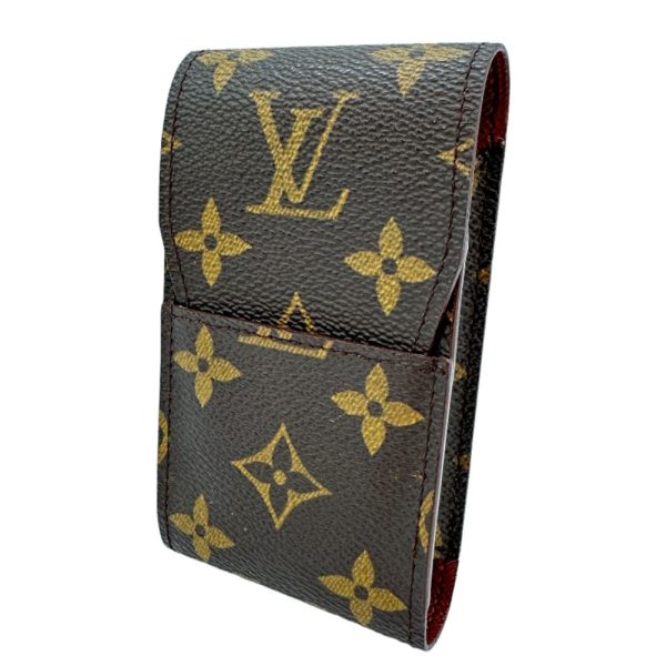 h141924949 2 LOUIS VUITTON Etui cigarette accessories Monogram canvas flap