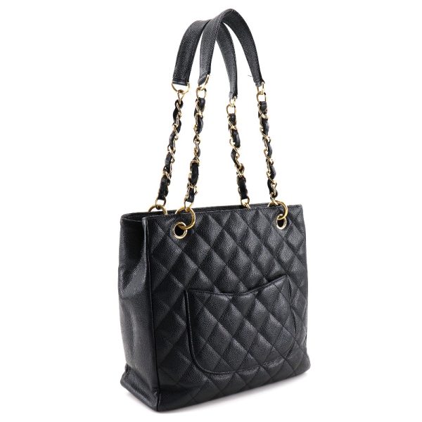 h151424115 3 CHANEL Chain Tote Bag Matelasse Caviar Skin Black Shoulder Bag