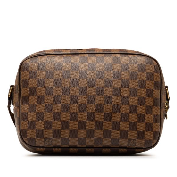 h39h71zuole0ogjc 3 Louis Vuitton Damier Reporter PM Shoulder Bag Brown