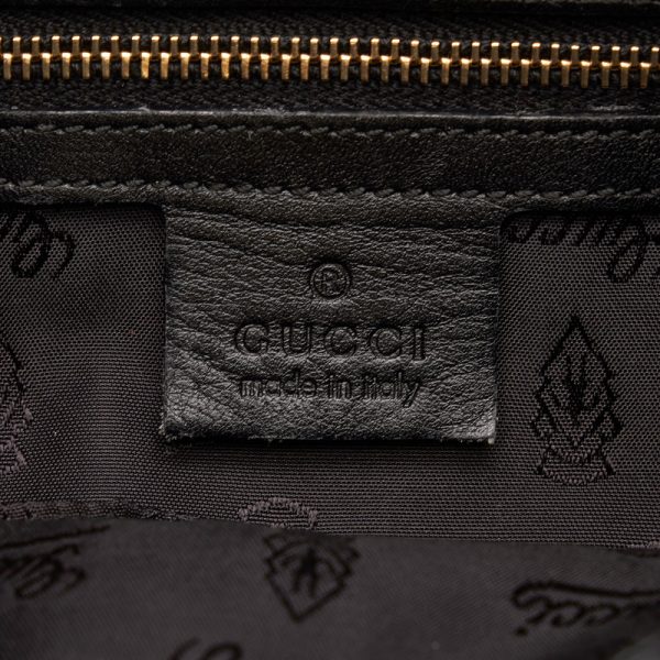 h8hy4va5180h2jg4 6 Gucci Ribbon Hobo Bag Black Patent Leather