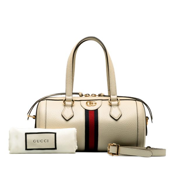 hazl1uszgir9zq07 11 Gucci GG Ophidia Handbag Shoulder Bag 2way 602577 White Leather