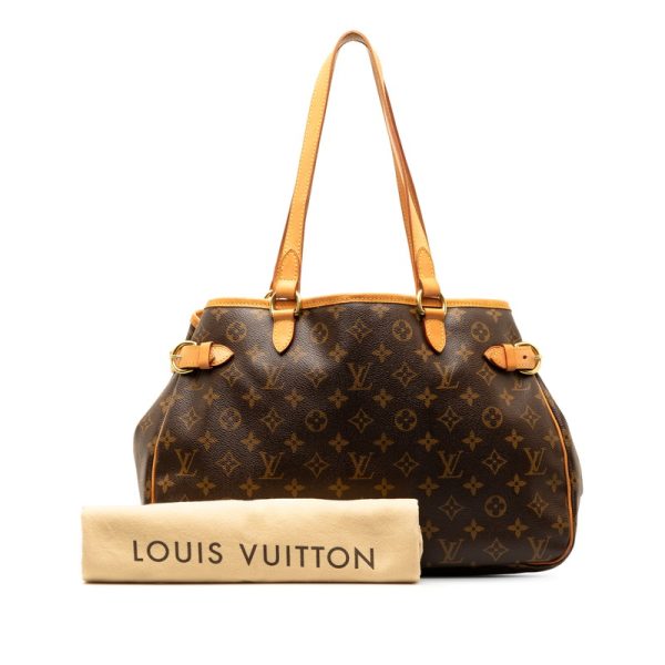 hqjcrb2hhpi0s3wk 11 Louis Vuitton Monogram Batignolles Shoulder Bag Brown